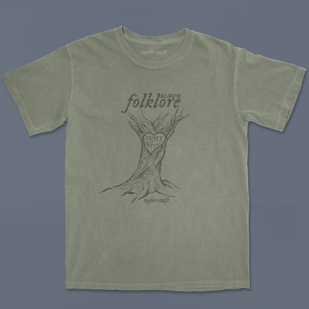 Taylor Swift “showed up at your party” shirt iii folklore size Large